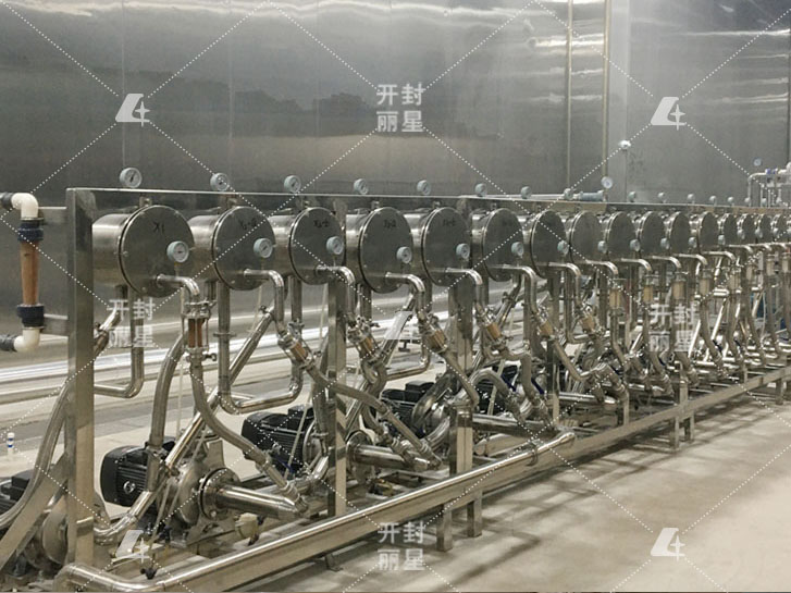 加工提取紅薯淀粉，淀粉機器一體化生產