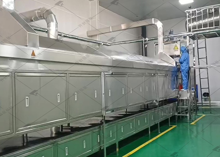 實地探訪河北客戶酸辣粉生產線試機現場