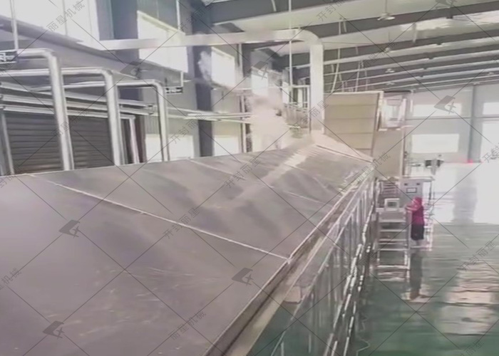 麗星粉絲粉條生產線安徽泗州安裝試機中